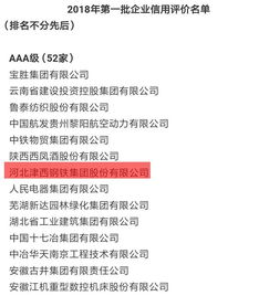 津西集團(tuán)榮獲AAA級信譽(yù)企業(yè)稱號，樹立行業(yè)信用標(biāo)桿